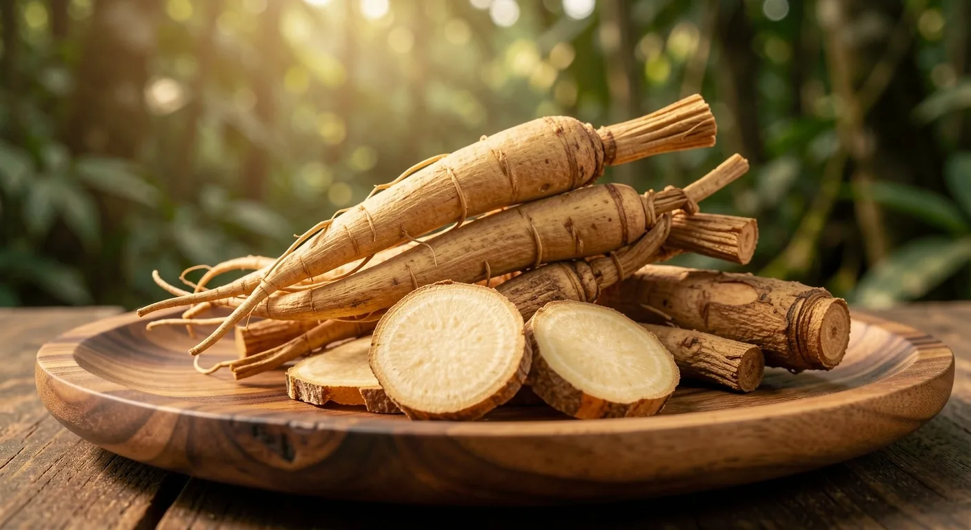 Indonesian dried herbs and botanical roots